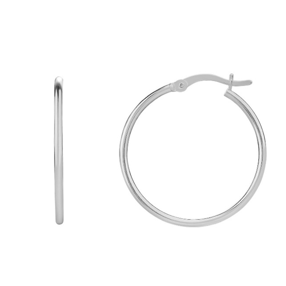 👛5/$50 Silver Hoop Earrings